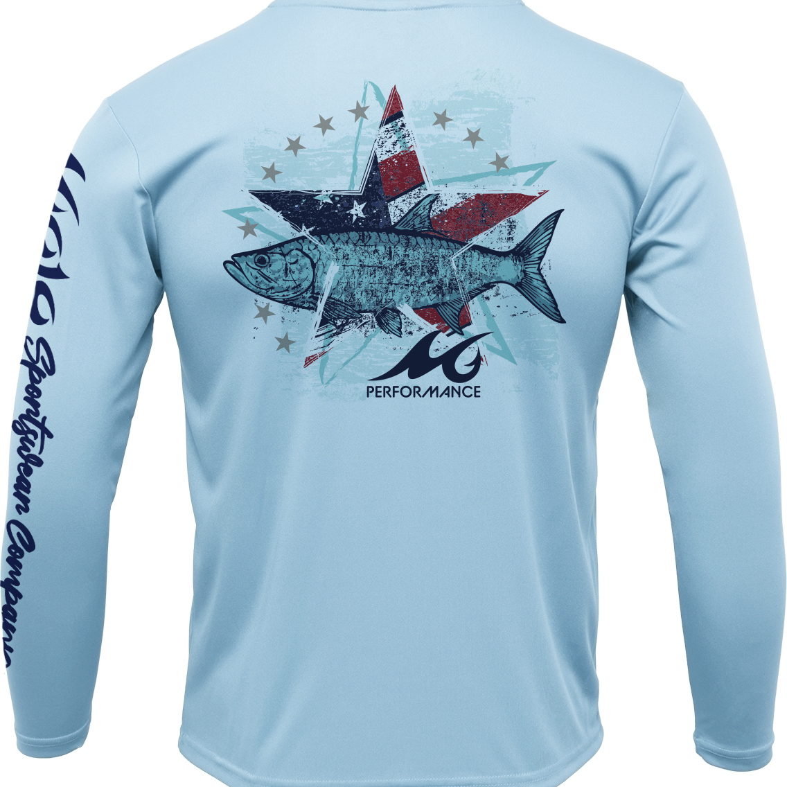 Men's Wireman Americana Fish Long Sleeve