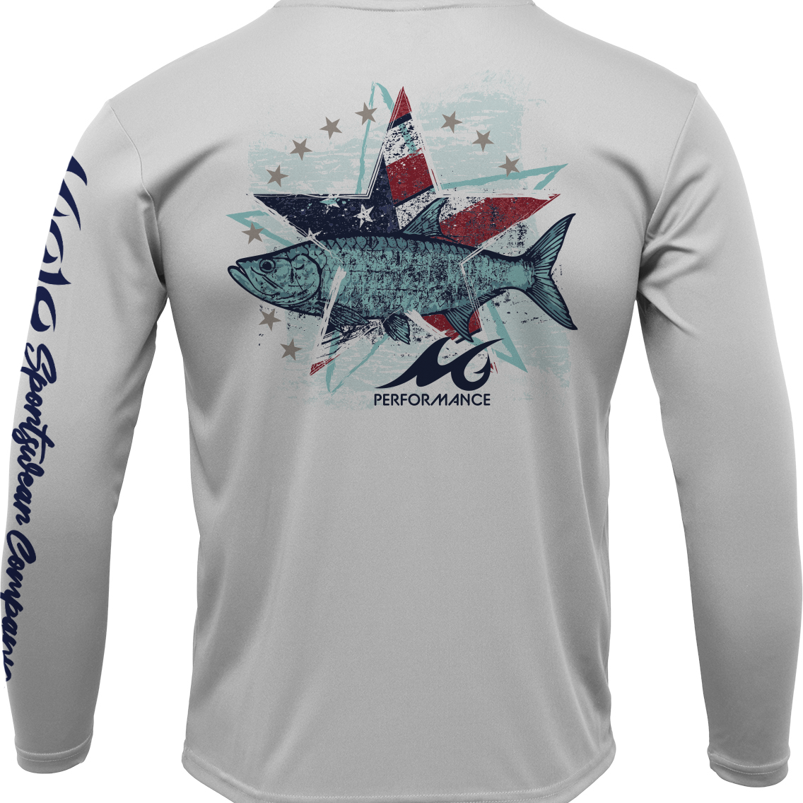 Men's Wireman Americana Fish Long Sleeve