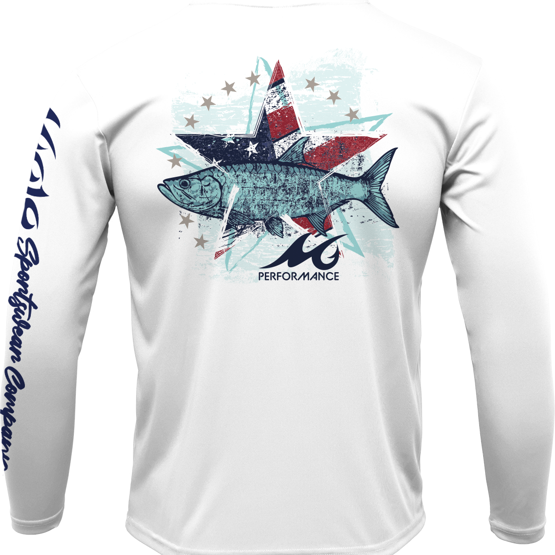 Men's Wireman Americana Fish Long Sleeve