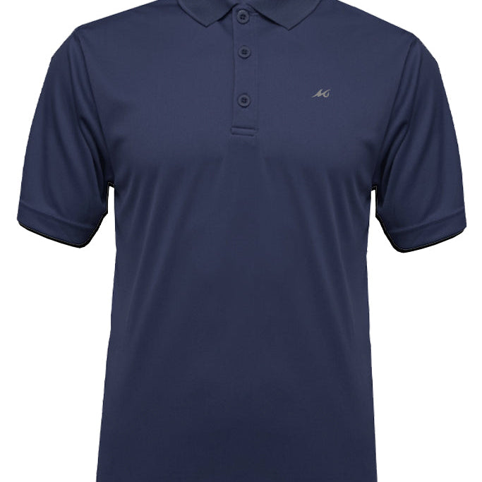 MSC Men's Solid Ribbed Performance Polo - Mojo Sportswear Company