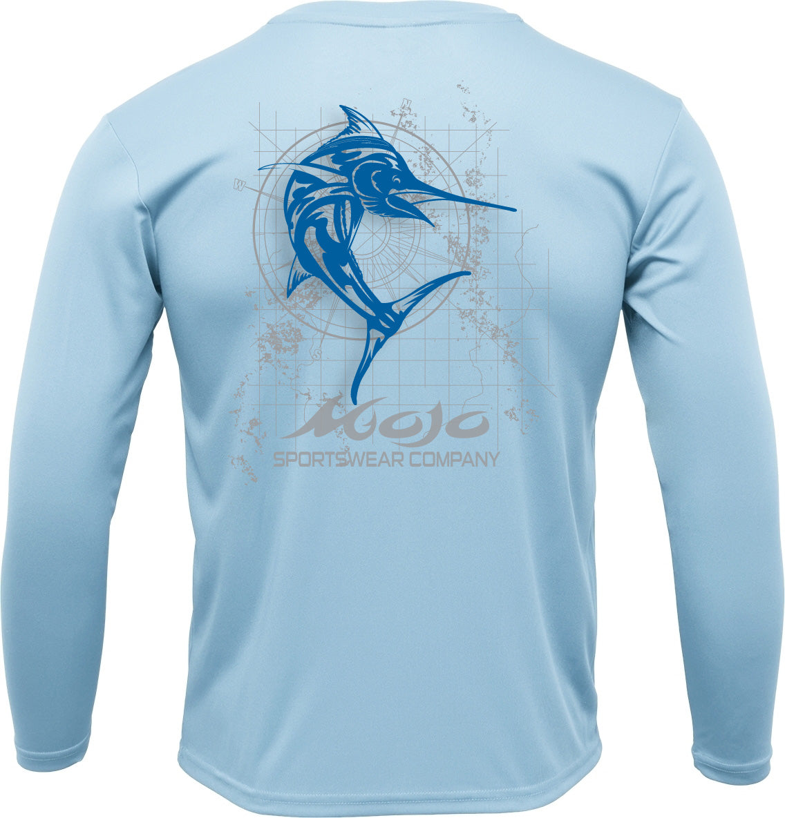 Men's SoWAL Sun Jersey Marlin Compass Long Sleeve