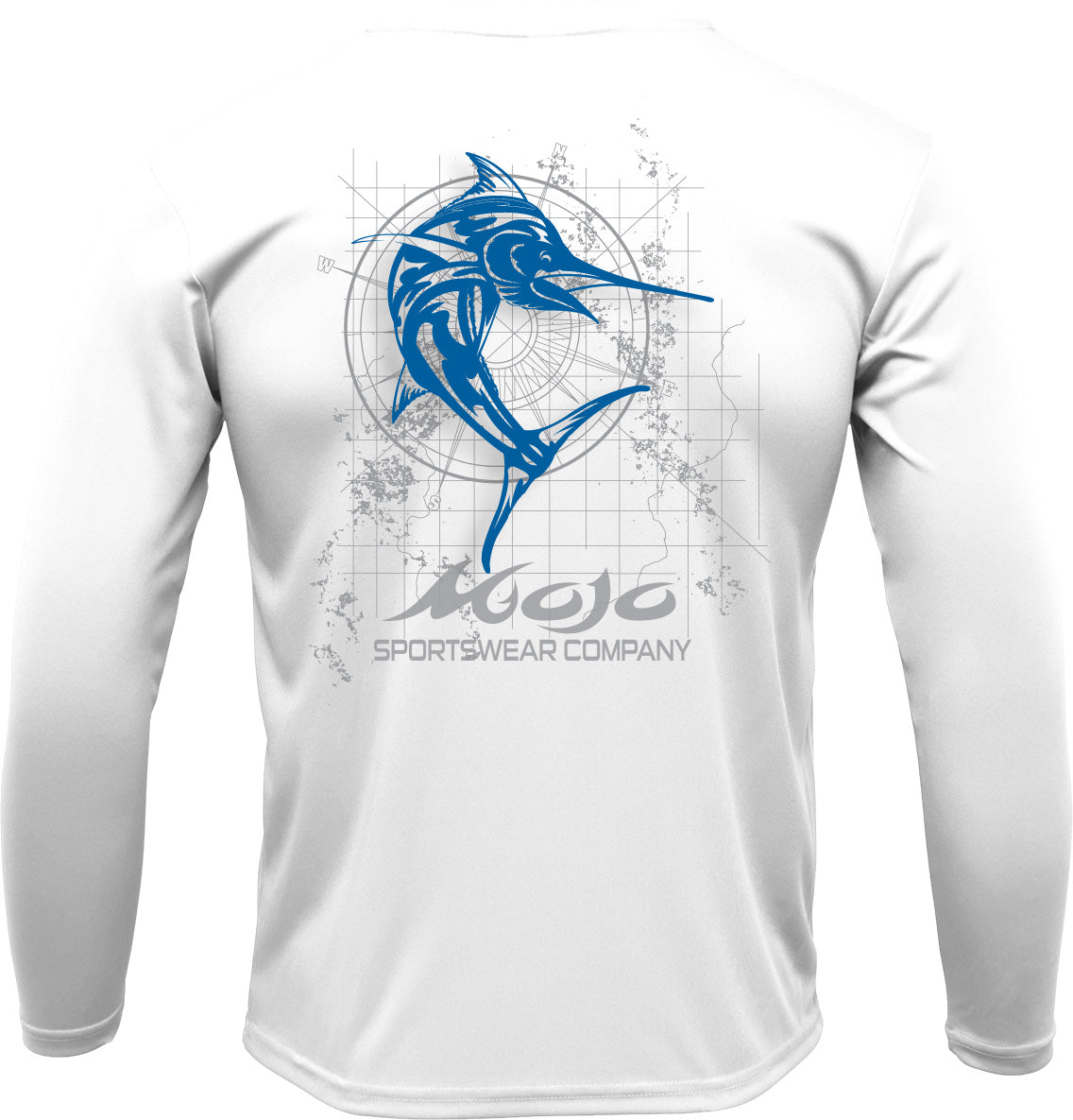 Men's SoWAL Sun Jersey Marlin Compass Long Sleeve