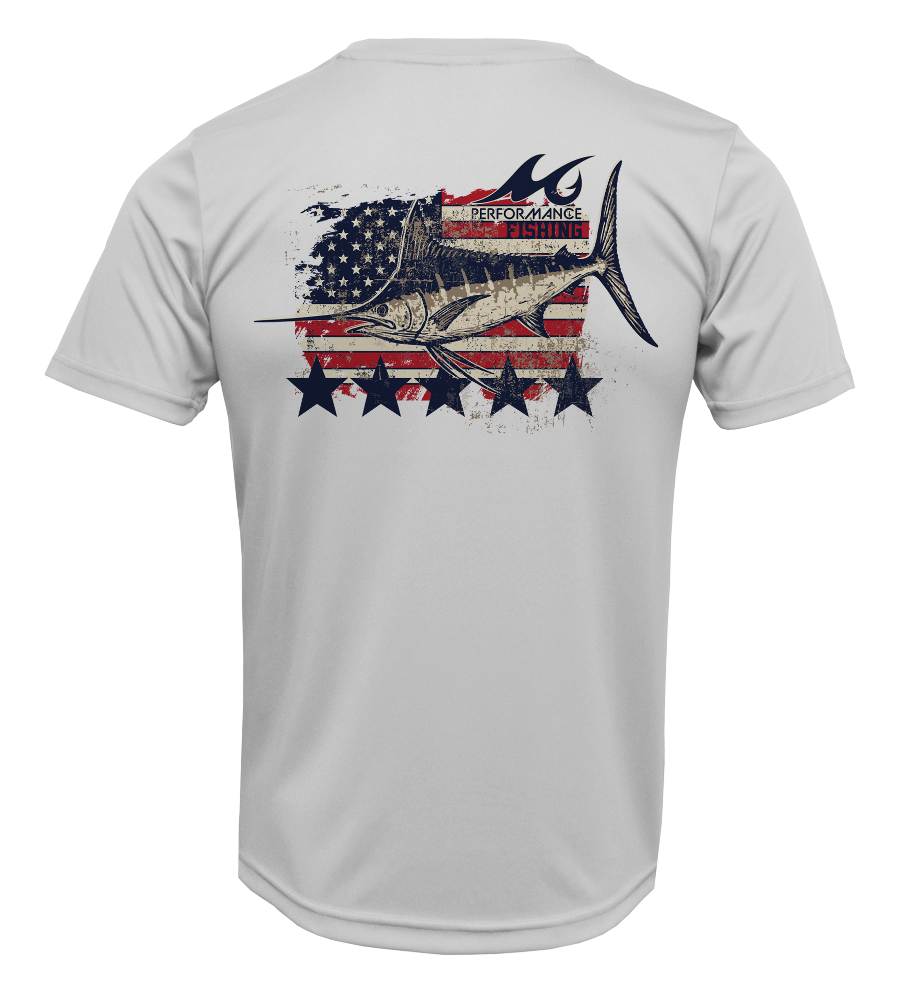 Men's Wireman Patriotic Marlin Short Sleeve