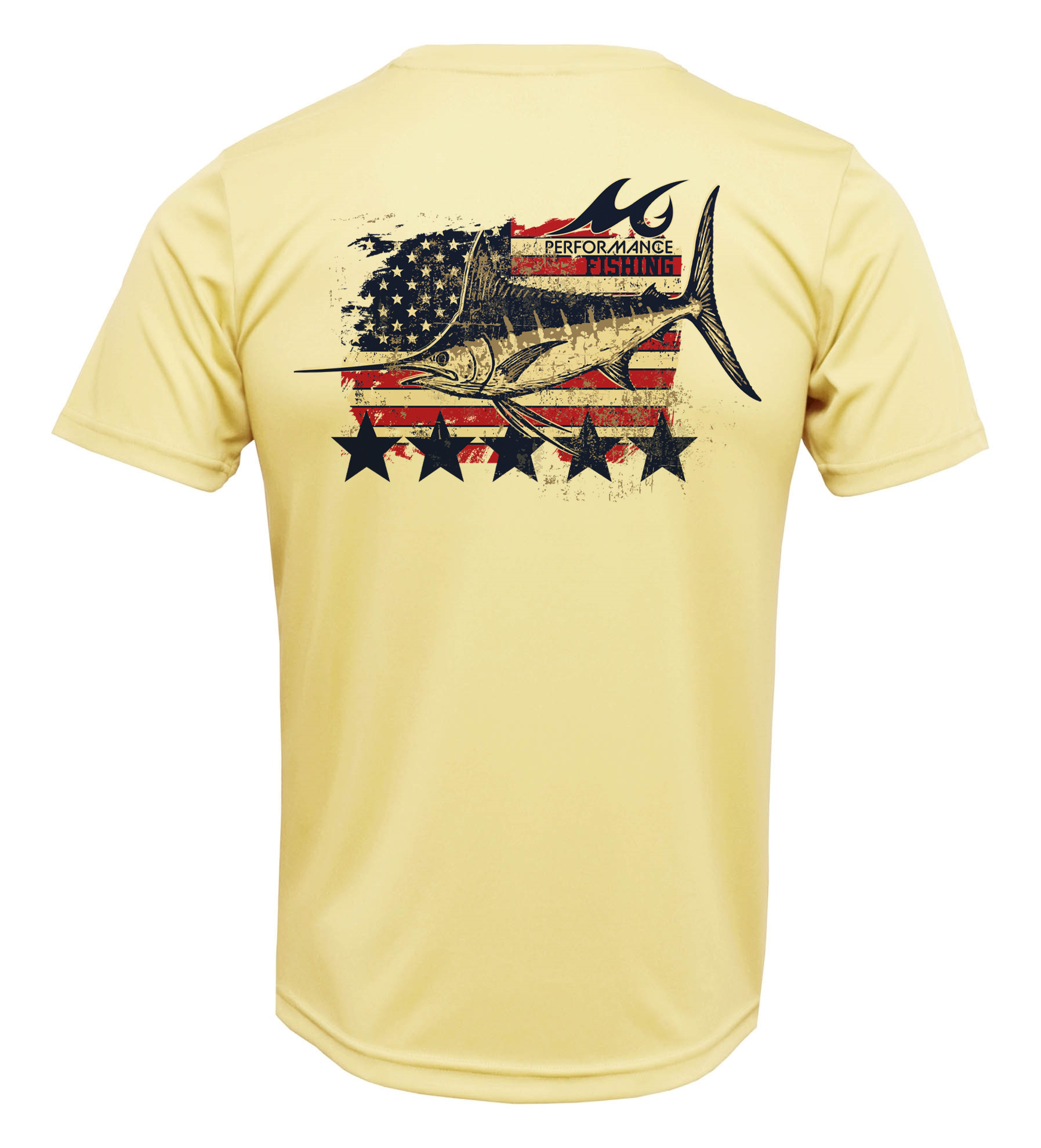 Men's Wireman Patriotic Marlin Short Sleeve